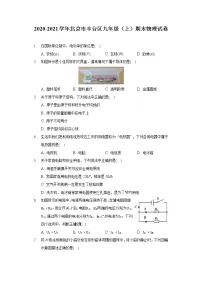 2020-2021学年北京市丰台区九年级(上)期末物理试卷
