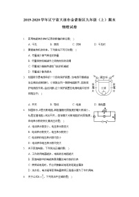 2019-2020学年辽宁省大连市金普新区九年级（上）期末物理试卷