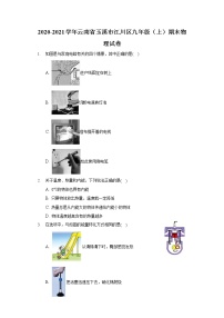 2020-2021学年云南省玉溪市江川区九年级（上）期末物理试卷