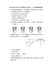 2020-2021学年广西北海市九年级（上）期末物理试卷