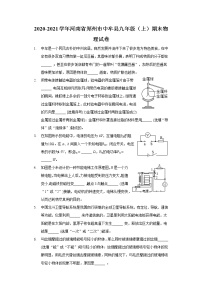 2020-2021学年河南省郑州市中牟县九年级（上）期末物理试卷