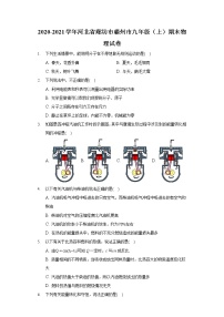 2020-2021学年河北省廊坊市霸州市九年级（上）期末物理试卷