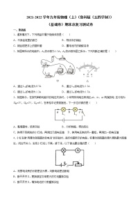 2021-2022学年鲁科版五四制物理九年级上学期期末复习试卷（word版 含答案）