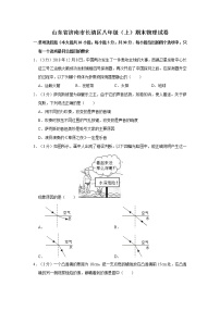 2018-2019学年山东省济南市长清区八年级（上）期末物理试卷