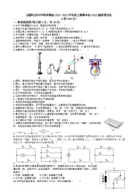 四川省成都石室中学教育集团2021-2022学年九年级上学期期中物理试卷