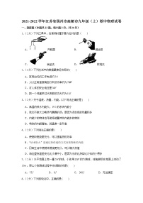 江苏省扬州市高邮市2021-2022学年九年级（上）期中物理试卷（Word版含答案）