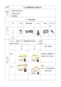 初中粤沪版13.2 电路的组成和连接方式当堂达标检测题
