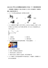 山东省聊城市高唐县2020-2021学年八年级下学期期末物理试卷（word版 含答案）