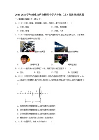 西藏拉萨市柳梧中学2020-2021学年八年级上学期期末考试物理试题（word版 含答案）