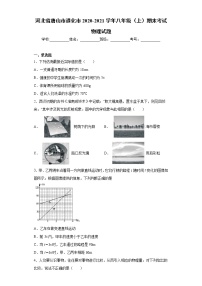 2020-2021学年河北省唐山市遵化市八年级上学期期末考试物理试题（含答案与解析）