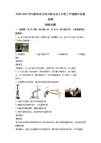 2020-2021学年陕西省宝鸡市岐山县九年级上学期期中质量检测物理试题（含答案与解析）