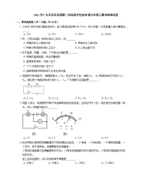 2021年广东宝安区深圳第二外国语学校初中部九年级上期中物理试卷