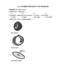 2021年北京朝阳区实验外国语学校八年级下期中物理试卷