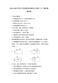 2021-2022学年辽宁省沈阳市皇姑区九年级（上）期末物理试卷