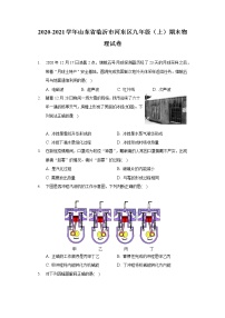 2020-2021学年山东省临沂市河东区九年级（上）期末物理试卷