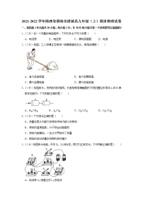 陕西省渭南市澄城县2021-2022学年九年级上学期期末物理试题（苏科B）（word版 含答案）