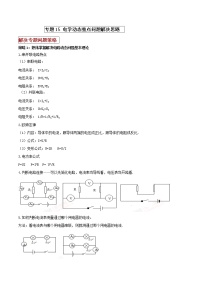 初中物理中考二轮专题练习   专题15 电学动态重点问题思路