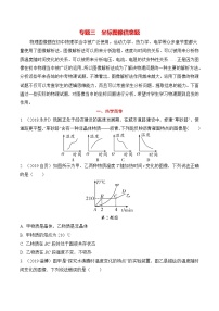 初中物理中考二轮专题练习         题型03  坐标图像信息题