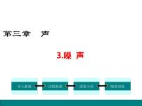 初中物理教科版八年级上册3 噪声课堂教学课件ppt