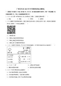 2019年广西百色市中考物理试卷（含解析）