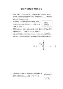 2021年安徽省中考物理试卷