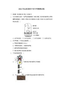 2021年山东省济宁市中考物理试卷