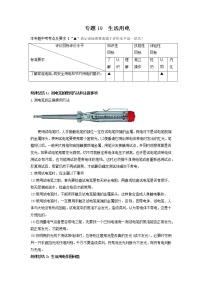 专题19 生活用电-2022年中考物理一轮复习考点方法大突破`学案