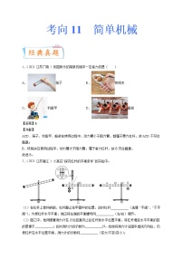 专题11简单机械-备战2022年中考物理一轮复习考点微专题学案