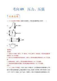 专题09压力 压强-备战2022年中考物理一轮复习考点微专题学案