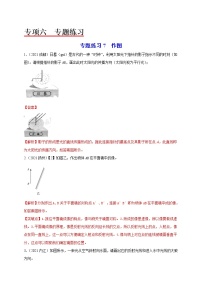 专题练习7作图-2022年中考物理热点及重难点专练试卷（原卷+解析）