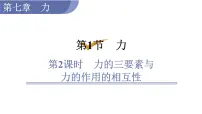 人教版八年级下册7.1 力教课内容ppt课件