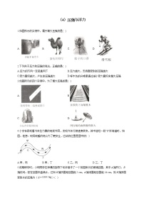 （4）压强与浮力——2022届中考物理一轮复习理重点、攻难点专项特训