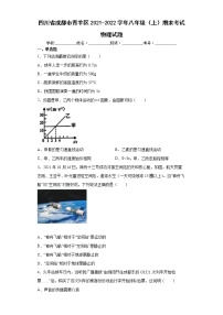 四川省成都市青羊区2021-2022学年八年级（上）期末考试物理试题（word版含答案）