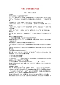 中考物理二轮复习方法指导专题02《实验探究题》典例点拨《(含答案)