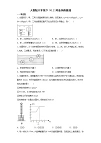 初中物理人教版八年级下册10.2 阿基米德原理练习