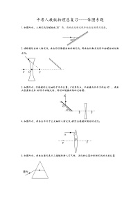 2022年中考物理总复习----作图专题（无答案）