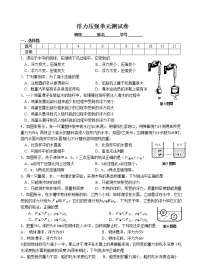 初中苏科版第十章 压强和浮力综合与测试单元测试精练