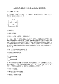 2022年中考物理第二轮复习欧姆定律专题训练