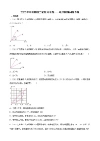 2022年中考物理二轮复习专题——电学图像问题专题 (1)