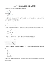 2022年中考物理二轮复习专题---光学作图