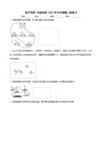 2022年中考物理二轮专题复习+电学作图作图