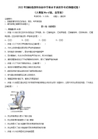 2022年湖南省邵阳市初中学业水平适应性考试物理试题1(word版含答案)