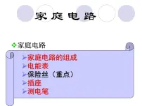 教科版九年级下册2 家庭电路图文课件ppt