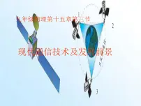 2021学年三 现代通信技术及发展前景课堂教学课件ppt