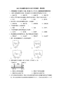 2022年新疆乌鲁木齐市中考物理一模试卷