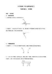 人教版中考物理二轮专题突破复习—专题突破五　作图题(含答案)