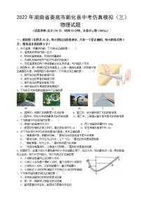 2022年湖南省娄底市新化县中考仿真模拟（三）物理试题(word版含答案)