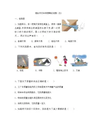 2022年山东省烟台市中考模拟物理试题(五)