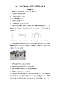 安徽省滁州市定远县民族中学2021-2022学年八年级下学期期中考试物理试题（含答案）