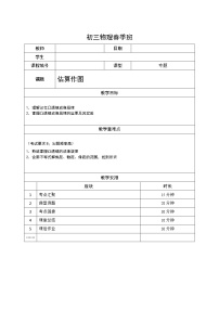 沪教版初中物理九年级下学期专题复习知识点专练-19-估算 作图 学案